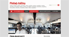 Desktop Screenshot of italstina-vigato.cz
